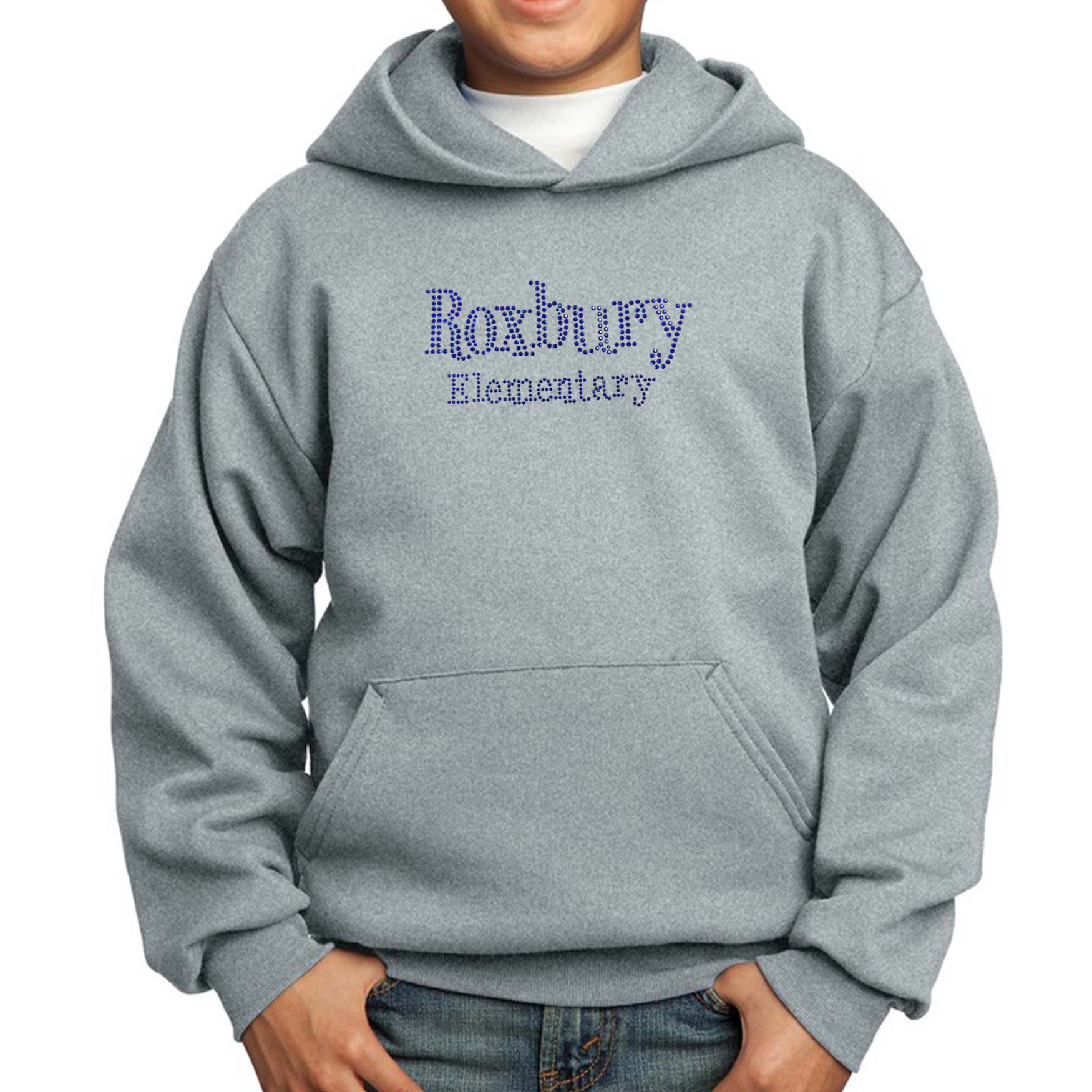 Roxbury Elementary Rhinestone Hoodie – Hometown Threads | Sweatshirts