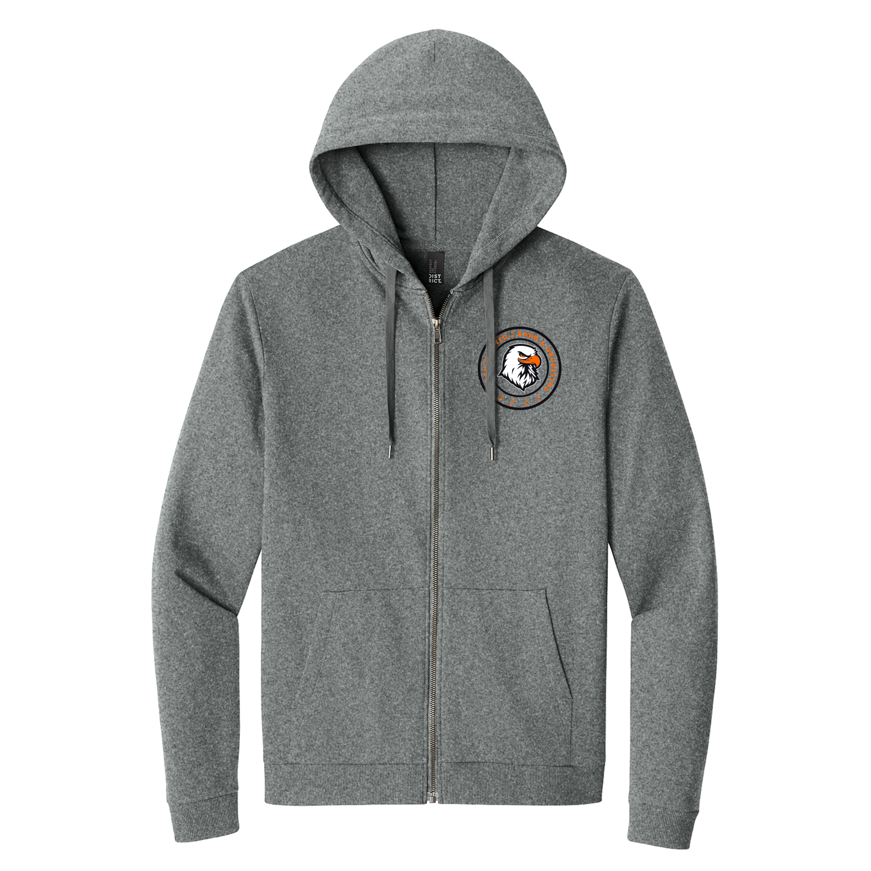North Olmsted Band Mens Fleece Full-Zip Hoodie